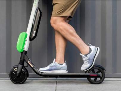 Un patinete eléctrico