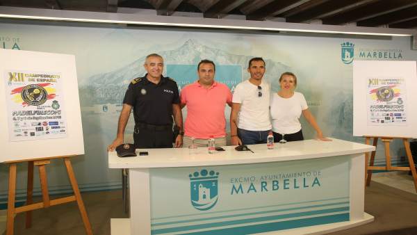 Presentación del Padelfirecops en Marbella Presentación del Padelfirecops en Marbella