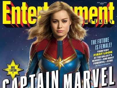 Brie Larson como Capitana Marvel.