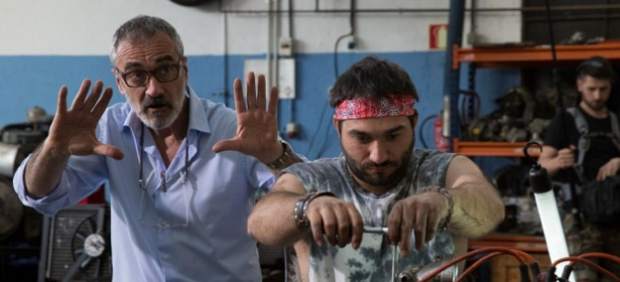 Javier Fesser en el rodaje de la película 'Campeones'