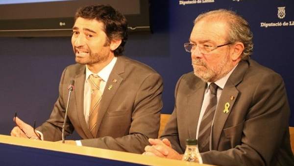 El Conseller De Políticas Digitales , Jordi Puigneró Y Joan Reñé El Conseller De Políticas Digitales , Jordi Puigneró Y Joan Reñé