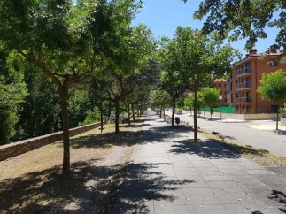 Paseo 'Josep Borrell i Fontelles' de la Pobla de Segur (Lleida)