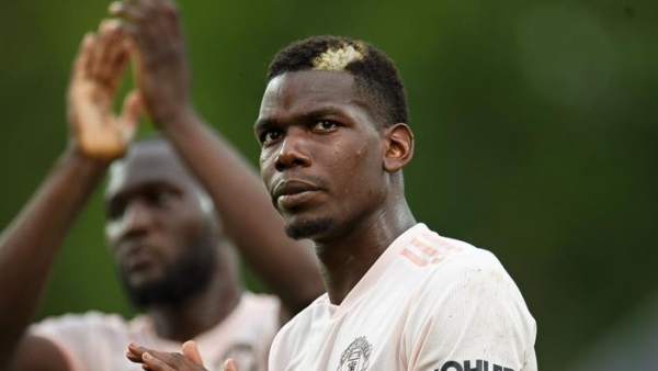 Paul Pogba, con la camiseta del Manchester United. Paul Pogba, con la camiseta del Manchester United.