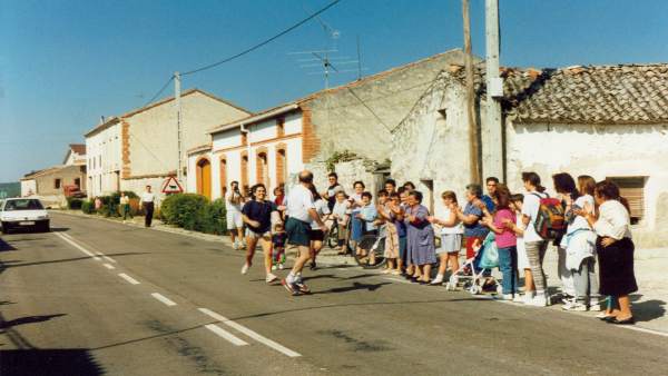 Participantes en la Carrera de El Henar. Participantes en la Carrera de El Henar.