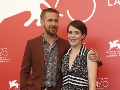Ryan Gosling y Claire Foy, en la Mostra de Venecia.