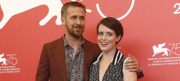 Ryan Gosling y Claire Foy, en la Mostra de Venecia.