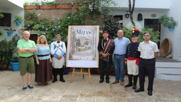 Presentación de la represeneción histórica en Mijas Presentación de la represeneción histórica en Mijas