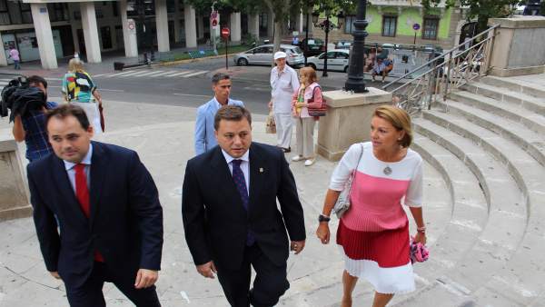 Francisco Nüñez, el alcalde de Albacete y Cospedal Francisco Nüñez, el alcalde de Albacete y Cospedal
