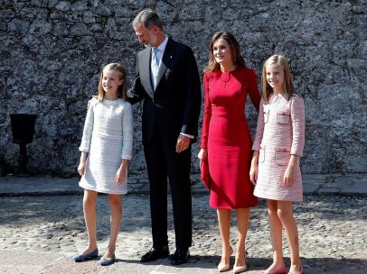 Primer acto oficial de la princesa Leonor