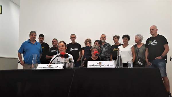 Rueda de prensa de familiares de los condenados del 'caso Alsasua' Rueda de prensa de familiares de los condenados del 'caso Alsasua'