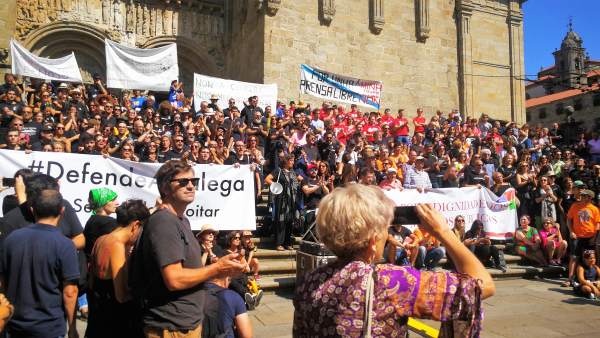 Manifestación CRTVG Manifestación CRTVG