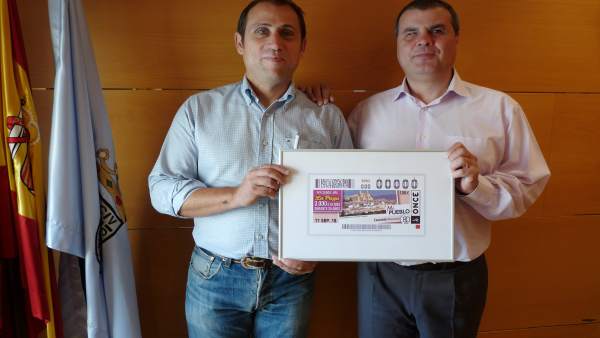 Presentación del cupón de la ONCE dedicado a Cascante Presentación del cupón de la ONCE dedicado a Cascante