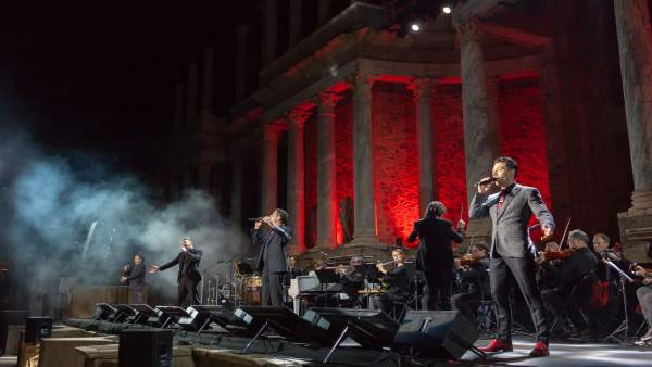 Il Divo en su concierto en el Teatro Romano de Mérida Il Divo en su concierto en el Teatro Romano de Mérida
