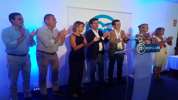 Acto del PP en Menorca. Biel Company y Pablo Casado Acto del PP en Menorca. Biel Company y Pablo Casado