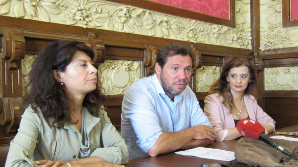 Ana Redondo, Óscar Puente y María José Hernández 9-9-2018 Ana Redondo, Óscar Puente y María José Hernández 9-9-2018