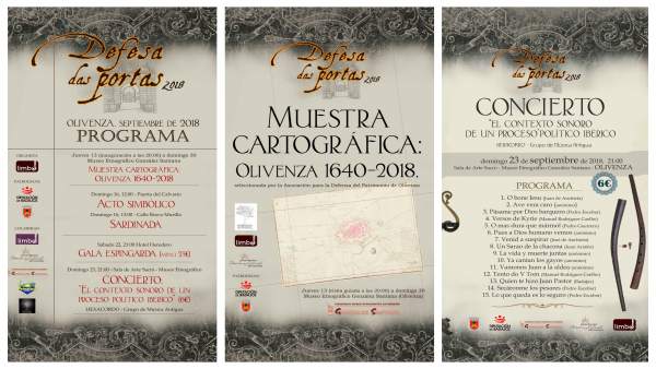 Cartel de la actividad Defensa das Portas en Olivenza Cartel de la actividad Defensa das Portas en Olivenza