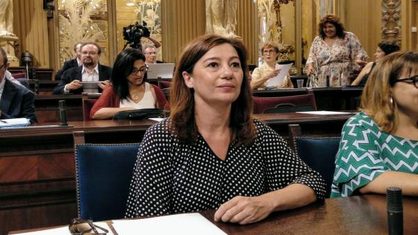 Francina Armengol, en una imagen de archivo durante un pleno del Parlament Francina Armengol, en una imagen de archivo durante un pleno del Parlament