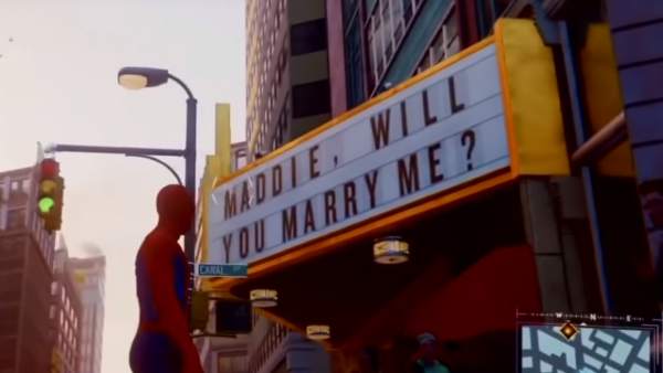 Huevo de Pascua en el videojuego 'Marvel's Spider-Man'. Huevo de Pascua en el videojuego 'Marvel's Spider-Man'.
