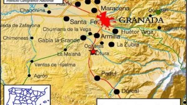 Terremoto de magnitud 2,7 con epicentro en Armilla Terremoto de magnitud 2,7 con epicentro en Armilla