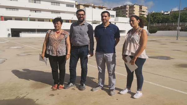 Alcalde de Palma, Antoni Noguera; Susanna Moll y A. Romero Alcalde de Palma, Antoni Noguera; Susanna Moll y A. Romero