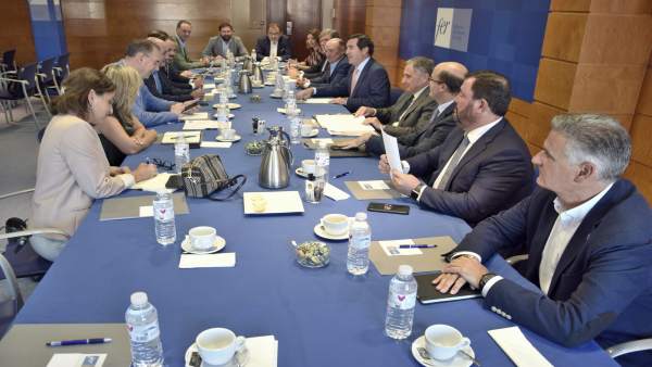Presidente CEPYME en reunión en la FER Presidente CEPYME en reunión en la FER