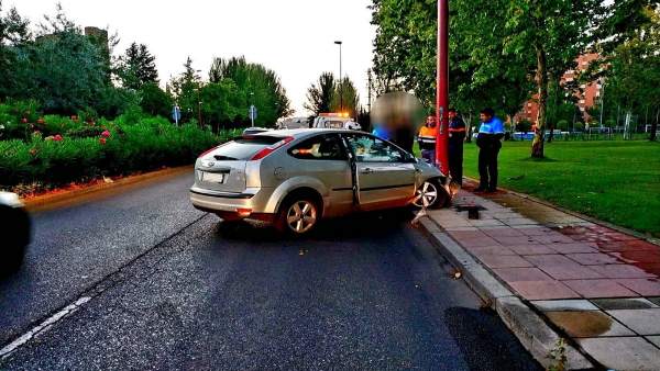 Accidente con alcoholemia positiva en Valladolid Accidente con alcoholemia positiva en Valladolid