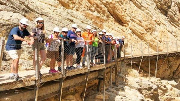 Visita solidaria al Caminito del Rey Visita solidaria al Caminito del Rey