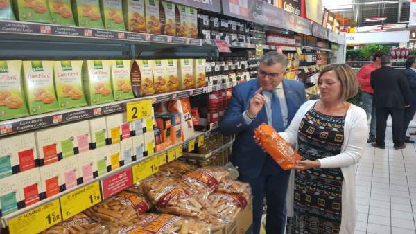 Promoción de productos de CyL en Carrefour Promoción de productos de CyL en Carrefour