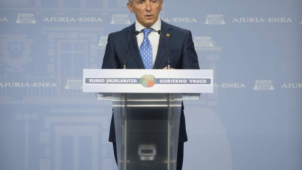 El portavoz del ejecutivo vasco, Josu Erkoreka, El portavoz del ejecutivo vasco, Josu Erkoreka,