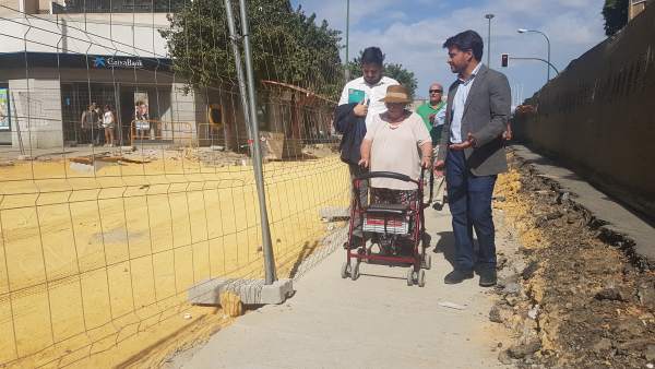 Beltrán Pérez visita las obras Beltrán Pérez visita las obras