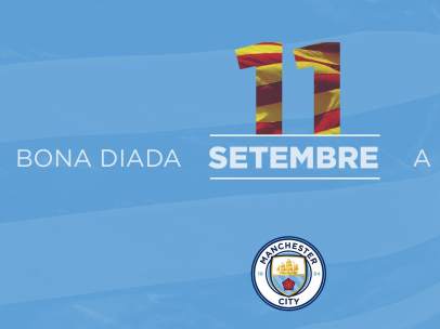 Felicitación Diada Manchester City