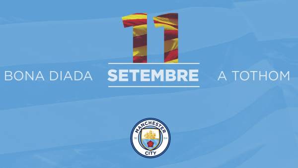 Felicitación Diada Manchester City Felicitación Diada Manchester City