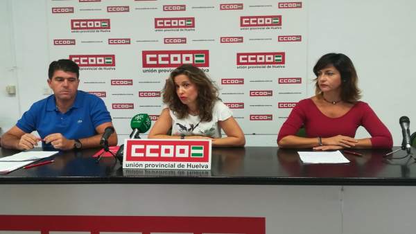 CCOO analiza el comienzo del curso en Huelva. CCOO analiza el comienzo del curso en Huelva.