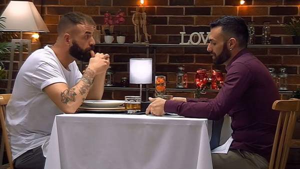 Jorge y Rubén en 'First Dates'. Jorge y Rubén en 'First Dates'.