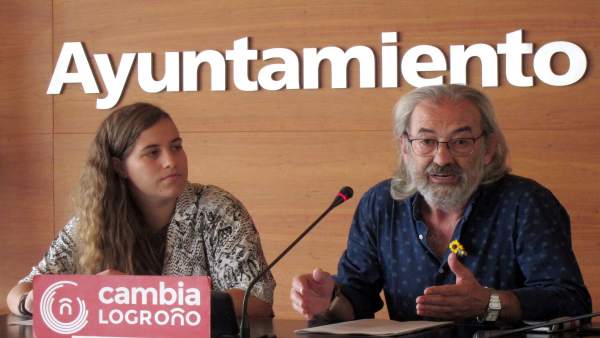 Zúñiga y Blanco, en la rueda de prensa Zúñiga y Blanco, en la rueda de prensa