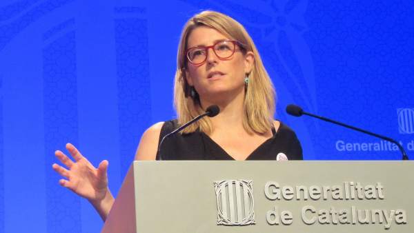La consellera de Presidencia y portavoz del Govern, Elsa Artadi. La consellera de Presidencia y portavoz del Govern, Elsa Artadi.