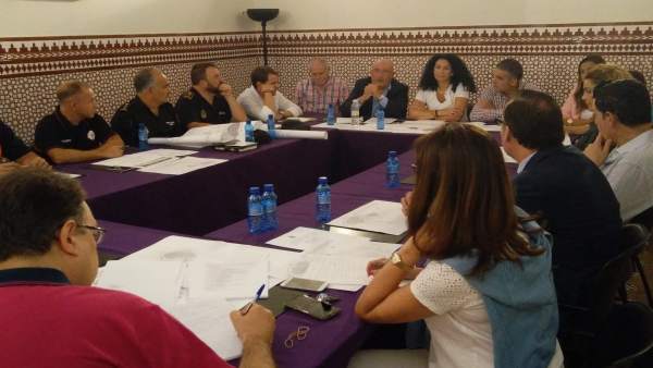 Reunión de coordinación y seguridad para la Feria de San Lucas 2018. Reunión de coordinación y seguridad para la Feria de San Lucas 2018.