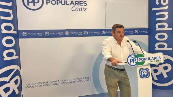 El portavoz del PP en la Diputación de Cádiz, José Loaiza El portavoz del PP en la Diputación de Cádiz, José Loaiza