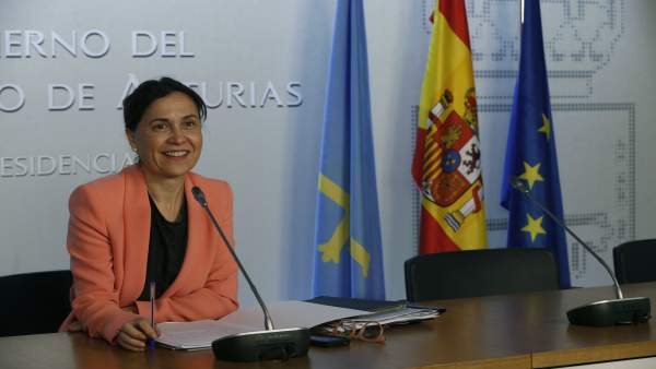 Dolores Carcedo en rueda de prensa. Dolores Carcedo en rueda de prensa.