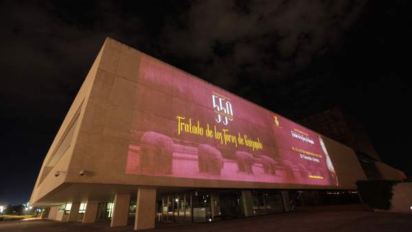 Proyección de la celebración de la firma del Tratado de Guisando. 12-9-18 Proyección de la celebración de la firma del Tratado de Guisando. 12-9-18