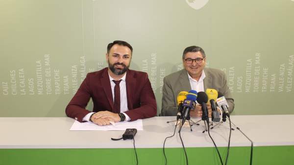 Delegado de Conocimiento y el alcalde de Vélez. Planes empleo Junta Delegado de Conocimiento y el alcalde de Vélez. Planes empleo Junta