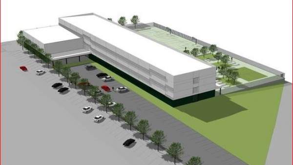 Diseño del que será el nuevo instituto de Sarriguren Diseño del que será el nuevo instituto de Sarriguren