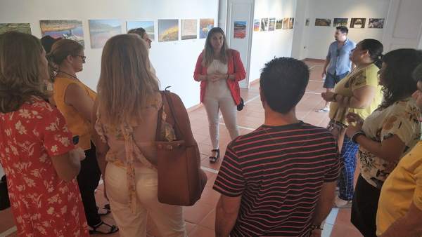 Exposición de clausura de un curso sobre guía turístico en Moguer. Exposición de clausura de un curso sobre guía turístico en Moguer.