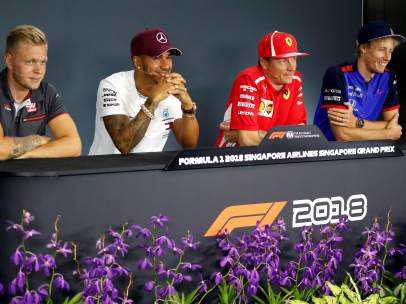 Rueda de prensa del GP de Singapur