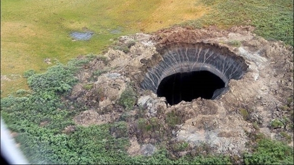 Cráter del 'fin del mundo' de Siberia Cráter del 'fin del mundo' de Siberia