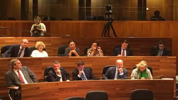 Diputados del PP en la Junta General Diputados del PP en la Junta General