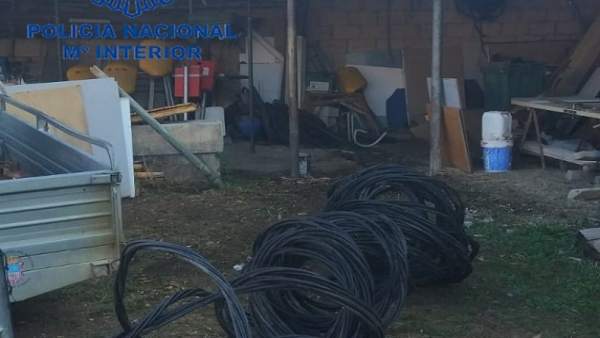 Almacén donde se produjo el robo. Almacén donde se produjo el robo.