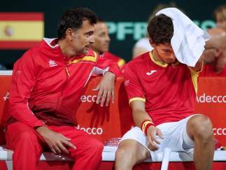 Sergi Bruguera y Pablo Carreño.