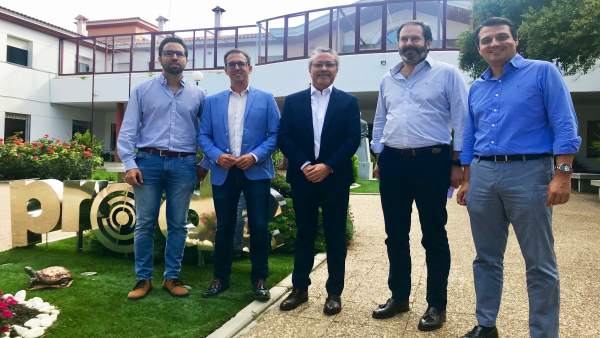 (Desde Dcha.) Bellido, Molina, García Y Cabello Ante Prode (Desde Dcha.) Bellido, Molina, García Y Cabello Ante Prode