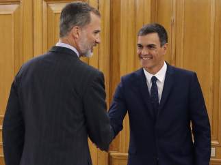 Pedro Sánchez y el rey Felipe